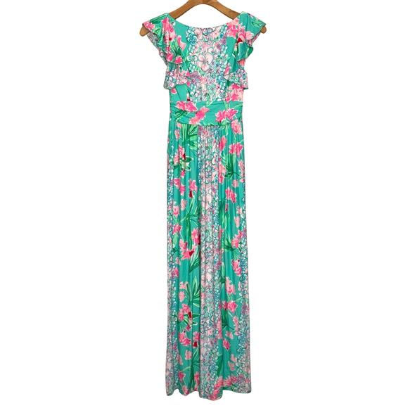 NWT Lilly Pulitzer Cristal Maxi Dress Isn't She lovely size XS - Picture 8 of 9